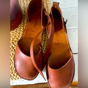 Leather Flats( lightly used)